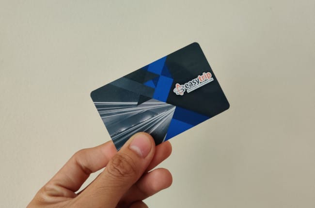 easy trip cavitex rfid card