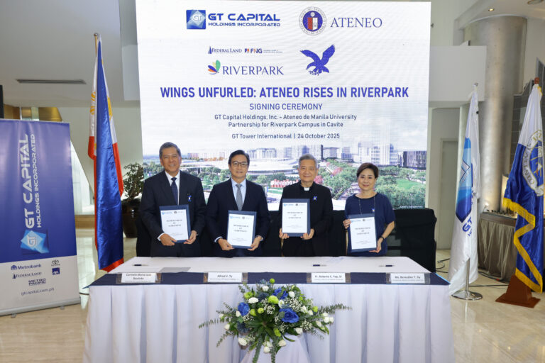 GT Capital, Ateneo de Manila Forge Partnership for Riverpark Campus in Cavite